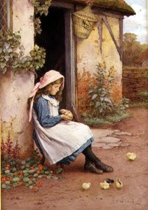 The Little Chick (akvarell)
