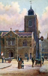 All-Hallows-by-the-Tower, London av Charles Edwin Flower