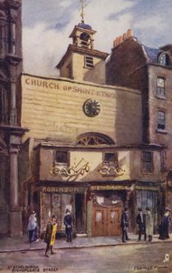 Church of St Ethelburga, Bishopsgate Street, London av Charles Edwin Flower