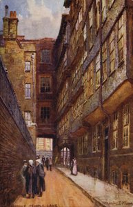 Middle Temple Lane, London av Charles Edwin Flower