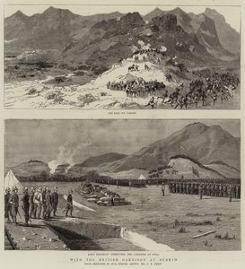 Med den britiske garnisonen i Suakim av Charles Edwin Fripp
