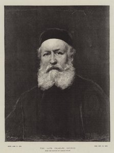 Den avdøde Charles Gounod av Charles Emile Auguste Carolus-Duran