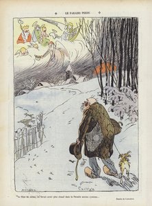 Paradis tapt. Illustrasjon for Le Rire