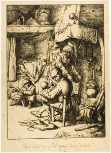 En far og hans familie av Charles Emile Jacque