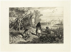 Et bakholdsangrep av Charles Emile Jacque