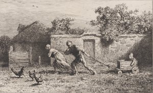 Mannskap, 1865. av Charles Emile Jacque