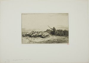 Griseflokk av Charles Emile Jacque