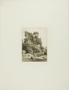 Landskap med Cowherd av Charles Emile Jacque