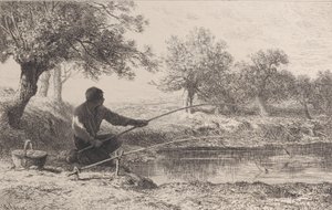 Agnfiske, 1864. av Charles Emile Jacque