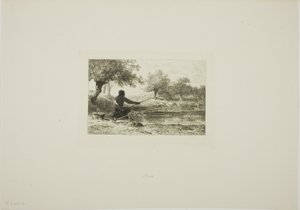 Stangfiske av Charles Emile Jacque