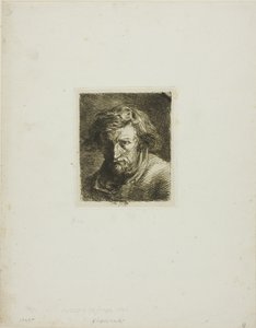 Portrett av kunstneren av Charles Emile Jacque
