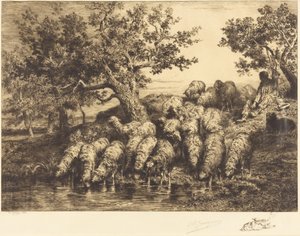  av Charles Emile Jacque