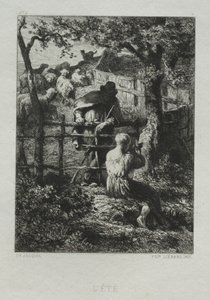 Sommerdag. av Charles Emile Jacque