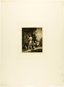 Kveldsmat av Charles Emile Jacque