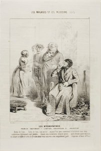 The Hydropaths: First Treatment (plate 1) av Charles Emile Jacque