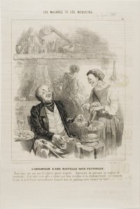 Oppfinnelsen av en ny brysteliksir (plate 14) av Charles Emile Jacque