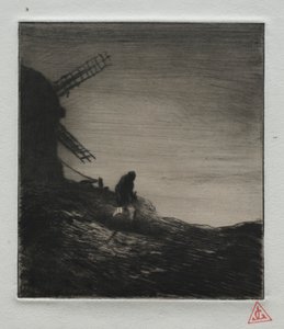 The Mill, 1848. av Charles Emile Jacque