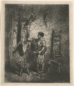 Griseslakteren av Charles Emile Jacque