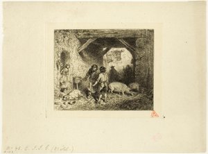 Griseslakterene av Charles Emile Jacque