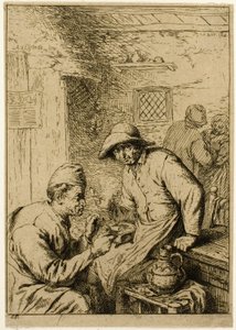 To røykere av Charles Emile Jacque