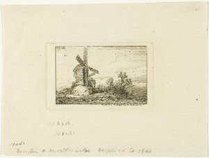 Vindmølle av Charles Emile Jacque