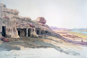 Rock Tombs, Beni Hassan, 10. mars 1863, Egypt, 1863