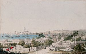 Utsikt over Carlisle Bay og Bridgetown, Barbados