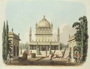 The Tomb of Hyder Ali and Tippoo Sultan, plate 49 fra 