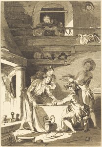 Ålepostei av Charles Emmanuel Patas after Jean Honoré Fragonard