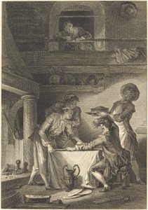 Ålepostei av Charles Emmanuel Patas after Jean Honoré Fragonard
