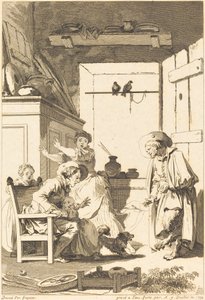 Belphegor av Charles Emmanuel Patas and Antoine Jean Duclos after Jean Honoré Fragonard