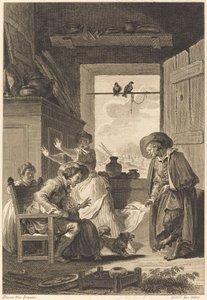 Belphegor av Charles Emmanuel Patas and Antoine Jean Duclos after Jean Honoré Fragonard