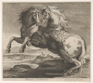 Chevax Poulonnous. av Charles Errard le fils