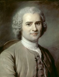 Portrett av Jean-Jacques (Jean Jacques) Rousseau (1712-1778), sveitsisk filosof. Pastell av Charles Escot (1834-1902) 1874 Søn. 0,46x0,38 m - Portrett av Jean-Jacques (Jean Jacques) Rousseau (1712-1778), sveitsisk filosof. Pastell av Charles Escot (1834-19 av Charles Escot