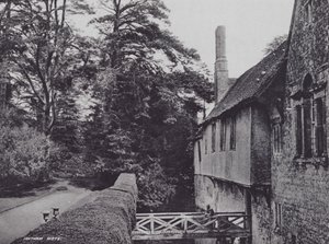 Ightham Mote (s/hvitt bilde) av Charles Essenhigh Corke