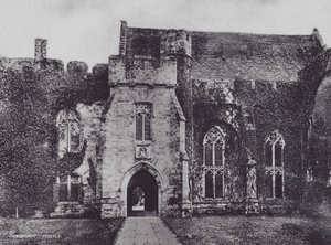 Penshurst Castle (s/hvitt bilde) av Charles Essenhigh Corke
