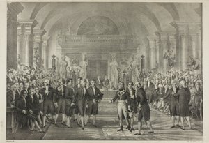 Napoleon i Deputertkammeret, fra Napoleons politiske og militære liv av Charles Etienne Pierre Motte