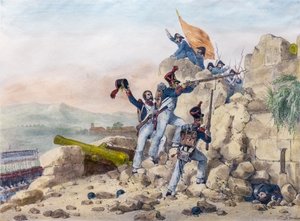 Overgivelsen av Ciudad Rodrigo, Spania av Charles Etienne Pierre Motte