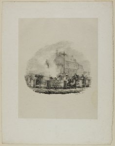 Ukjent dramatisk scene av Charles Etienne Pierre Motte