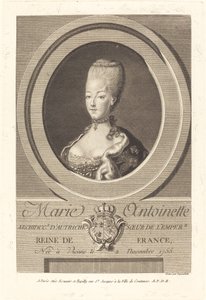 Marie Antoinette av Charles Eugene Duponchel
