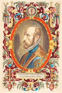 Portrett av Abraham Ortelius 1527-1598 Fra: The Theatre of the World, 1579