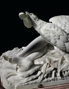 En figur av Rhodopis i naturlig størrelse på sokkel, 1862 av Charles Francis Fuller
