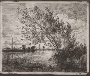 En klynge av alder av Charles Francois Daubigny