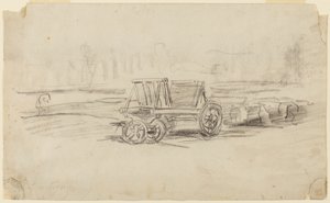 En gårdsvogn av Charles Francois Daubigny