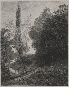 Bredden av elven Cousin av Charles Francois Daubigny