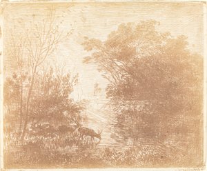 Hjort av Charles Francois Daubigny