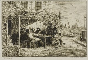 Avreise Frokost på Asnières av Charles Francois Daubigny