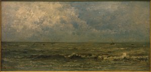 Havet, gråvær av Charles Francois Daubigny