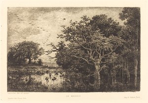 Marsh av Charles Francois Daubigny