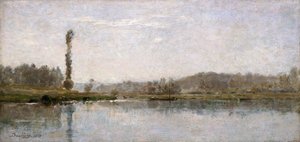 'Morning on the Oise, Auvers', 1837-1878 av Charles Francois Daubigny